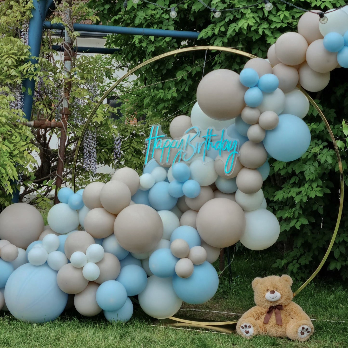 Balon jumbo personalizat cu heliu, ideal pentru decoruri de botezuri si petreceri speciale