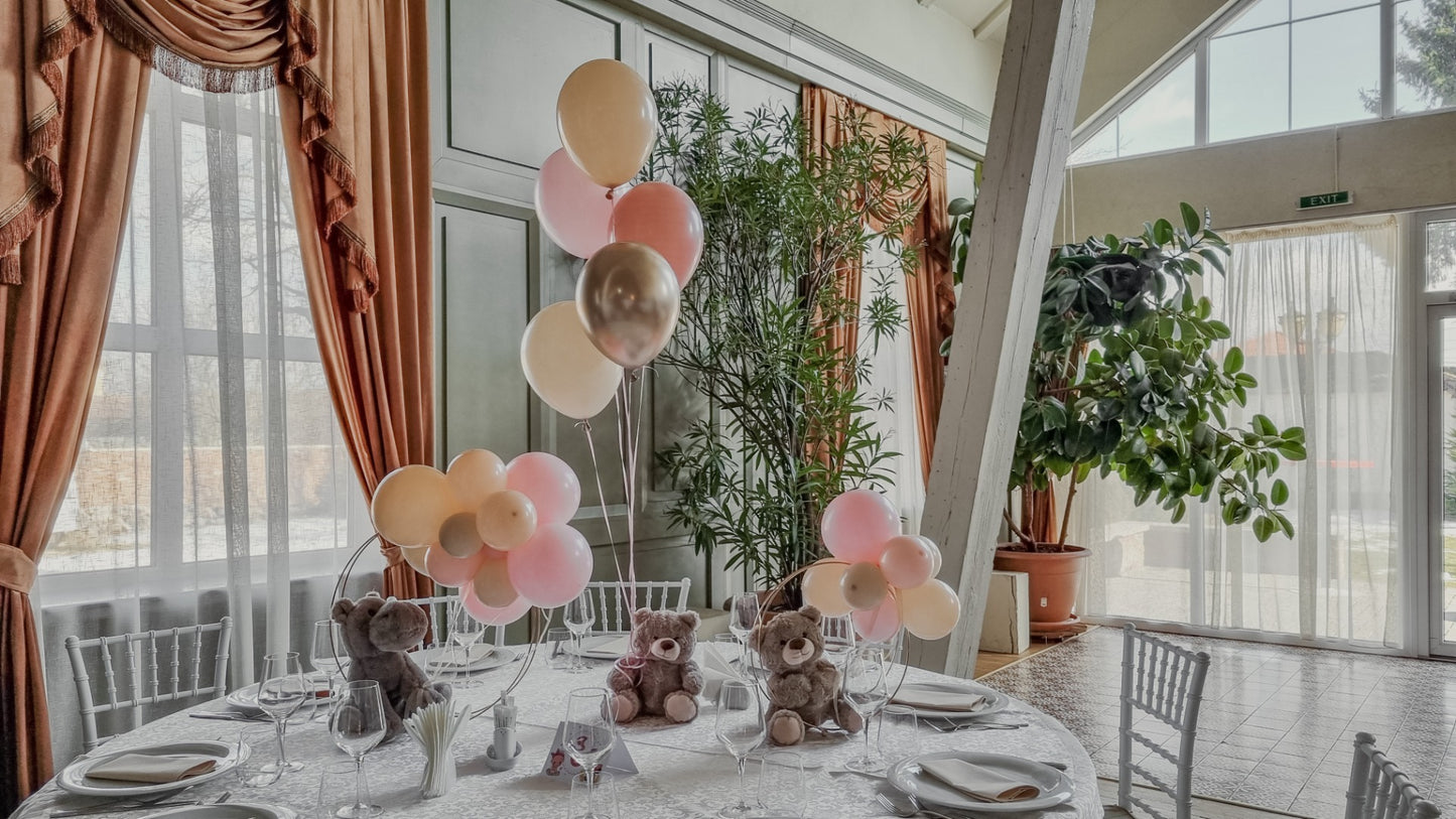 Balon jumbo cu heliu personalizat pentru evenimente de botez sau petreceri de copii