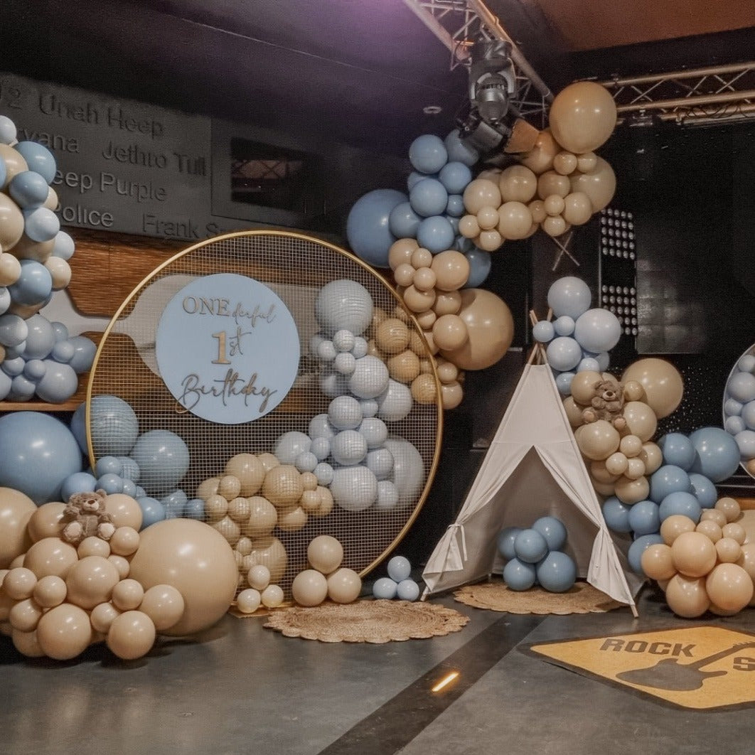 Balon jumbo cu heliu personalizat pentru evenimente de botez sau petreceri de copii