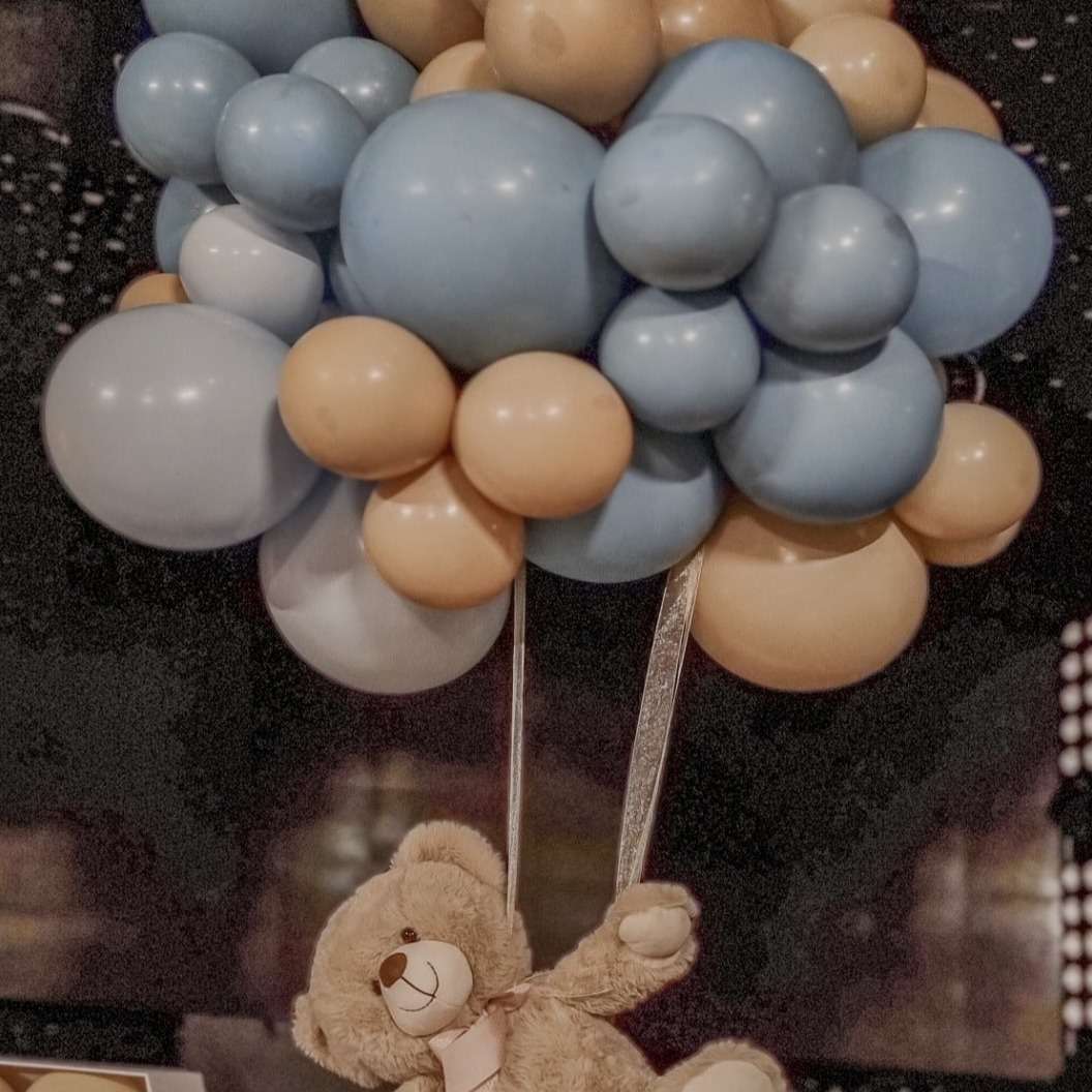 Balon jumbo cu heliu personalizat pentru evenimente de botez sau petreceri de copii