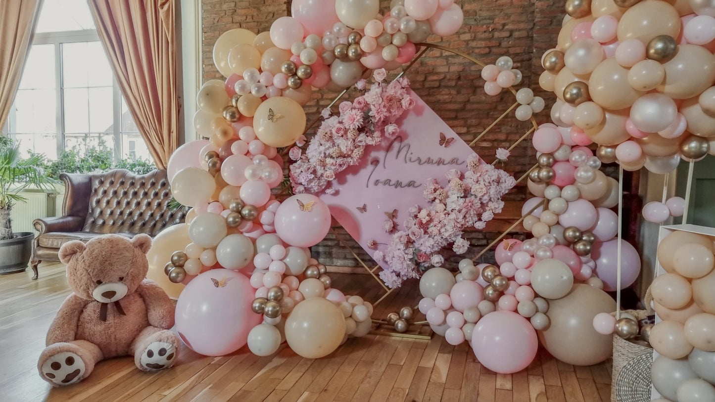 Balon jumbo cu heliu personalizat pentru evenimente de botez sau petreceri de copii