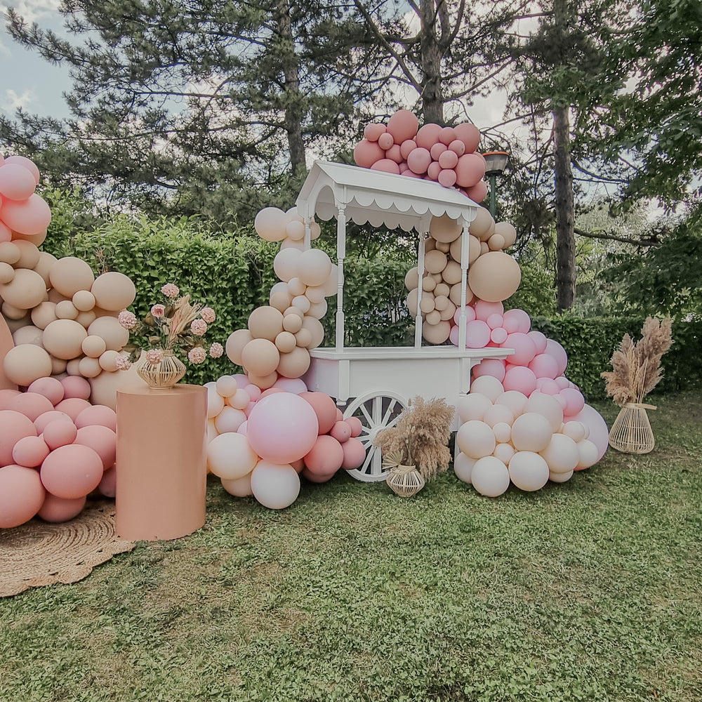 
                      
                        Palloncini | Carrello dei dolciumi con arcade biologico
                      
                    