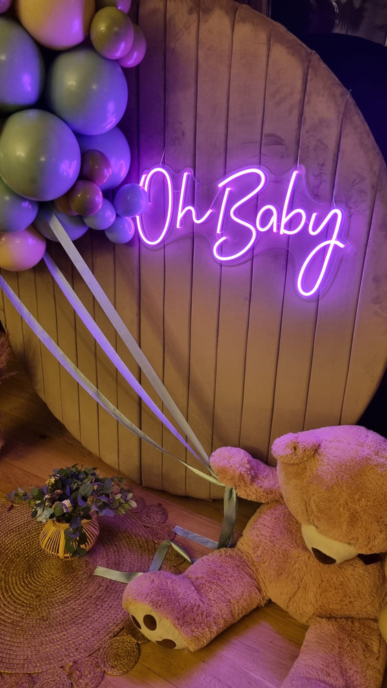 
                  
                    Insegna al neon illuminata | Oh Baby - Rgb - Con telecomando
                  
                