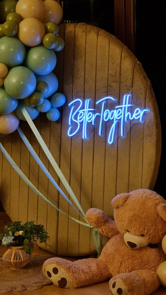 
                  
                    Insegna al neon illuminata | Better Together - Rgb - Con telecomando
                  
                