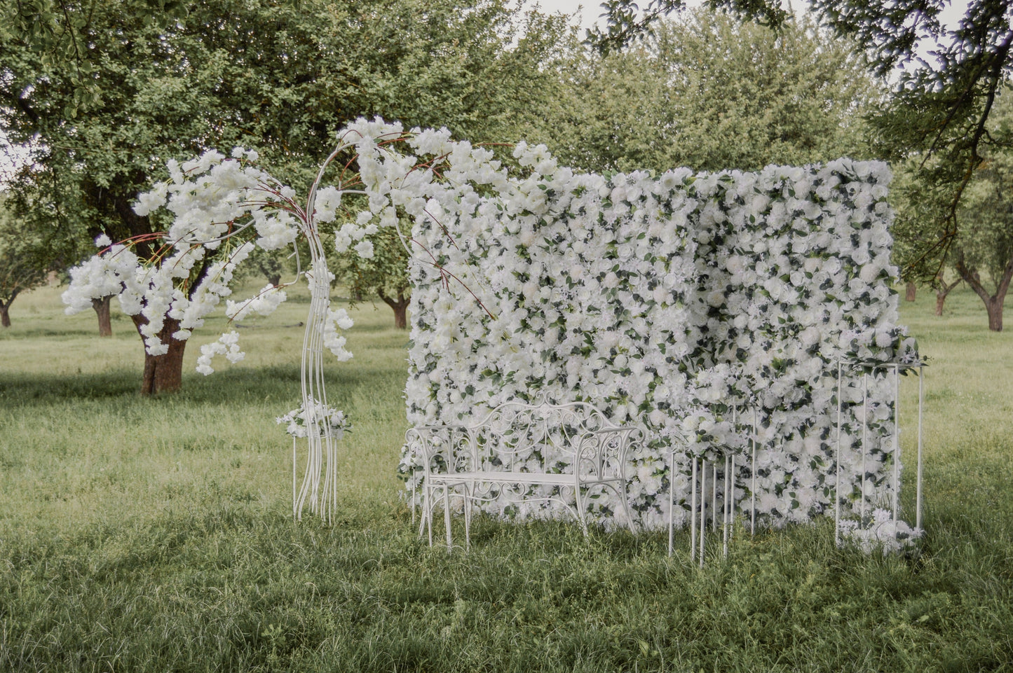 
                  
                    Fiori di seta | pannello floreale | fiori bianchi
                  
                