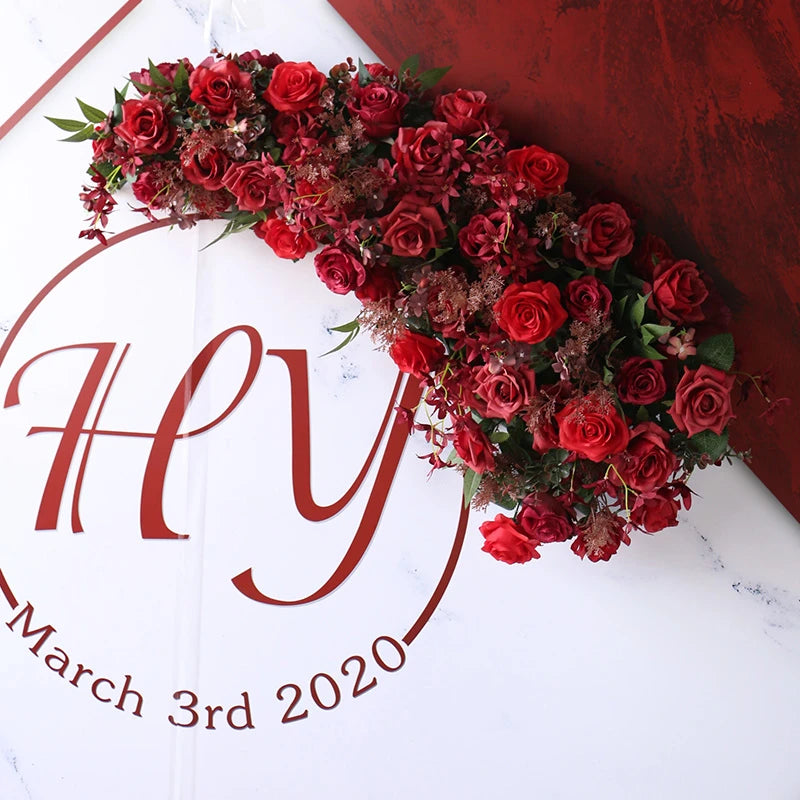 
                  
                    Silk flowers | floral arches | red flowers
                  
                