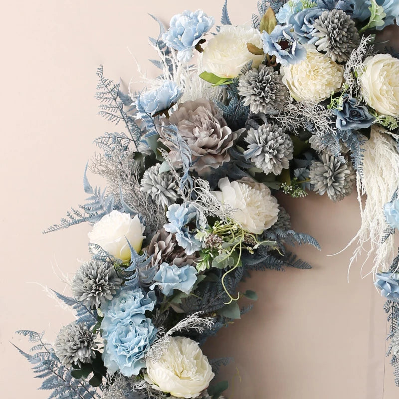 
                  
                    Fiori di seta | arco floreale | fiori blu
                  
                