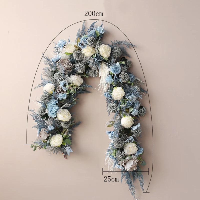 
                  
                    Flori mătase | arcada florala | flori albastre
                  
                