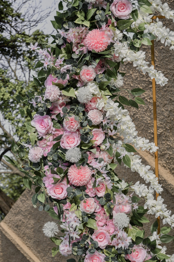 
                  
                    Silk flowers | floral arches | pink flowers
                  
                